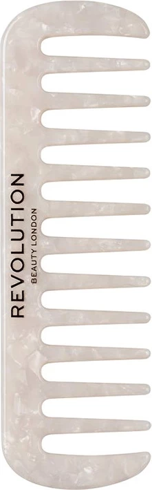 Revolution Haircare Natural Curl Wide Tooth Comb White