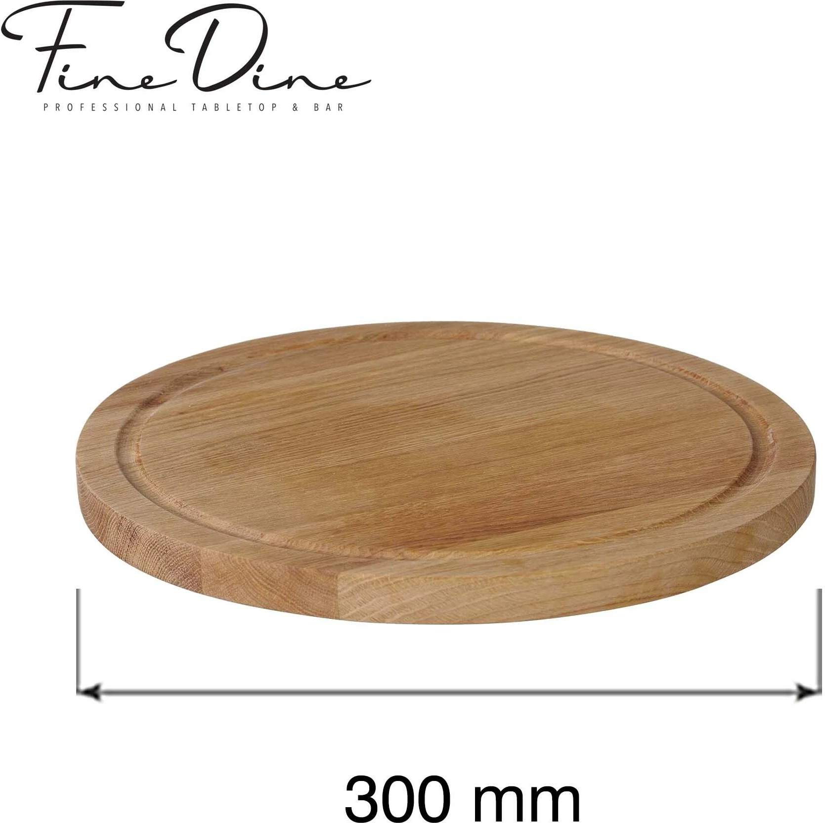 Dërrasë servimi Fine Dine Madeira Ø300 mm, kafe