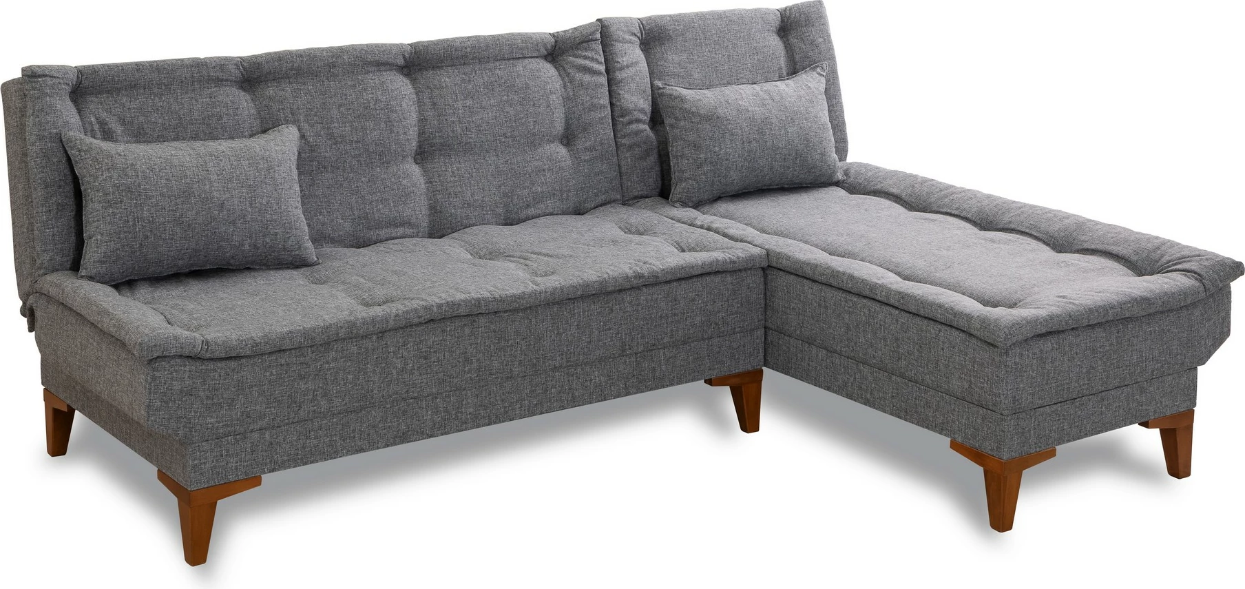 Kënd-sofë shtrat Santo, ngjyrë gri e errët