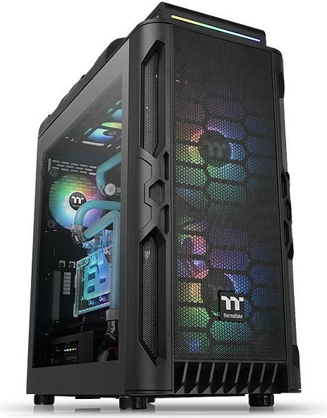 Kasë Thermaltake Level 20 RS ARGB, Midi Tower, xham i temperuar, ARGB, e zezë