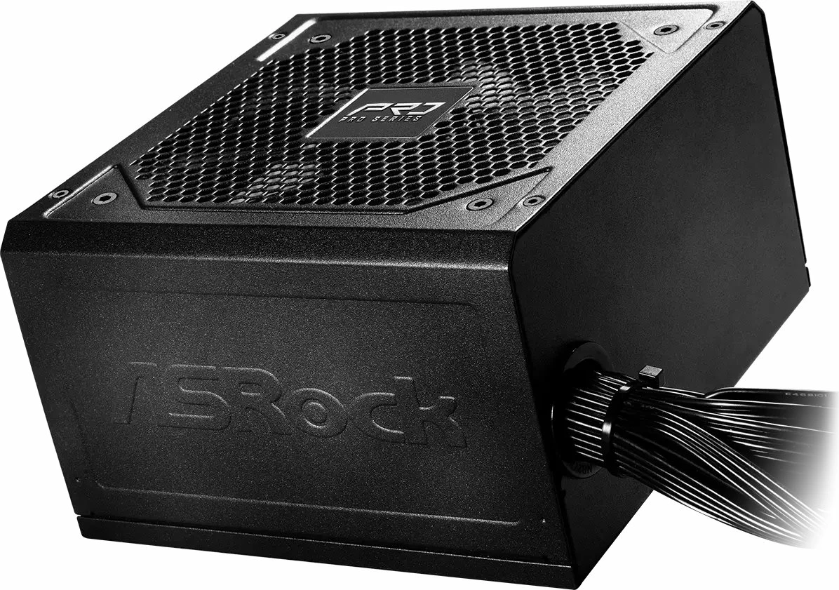 Furnizues rryme ASRock Pro Bronze PRO-750B 750W 80 Plus Bronze ATX 3.1, e zezë