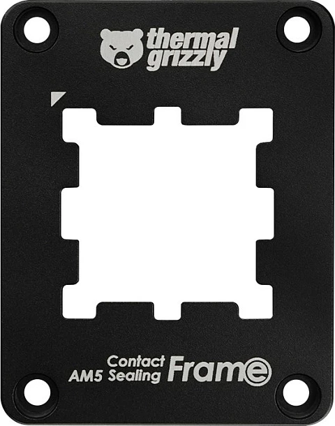Kornizë vulosëse për CPU Thermal Grizzly Contact Sealing Frame AM5, Socket AM5, alumin, e zezë