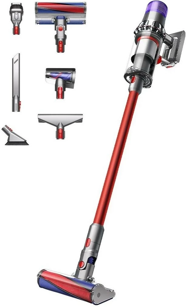 Fshesë pa kabllo Dyson V11 Fluffy, nikël/e kuqe