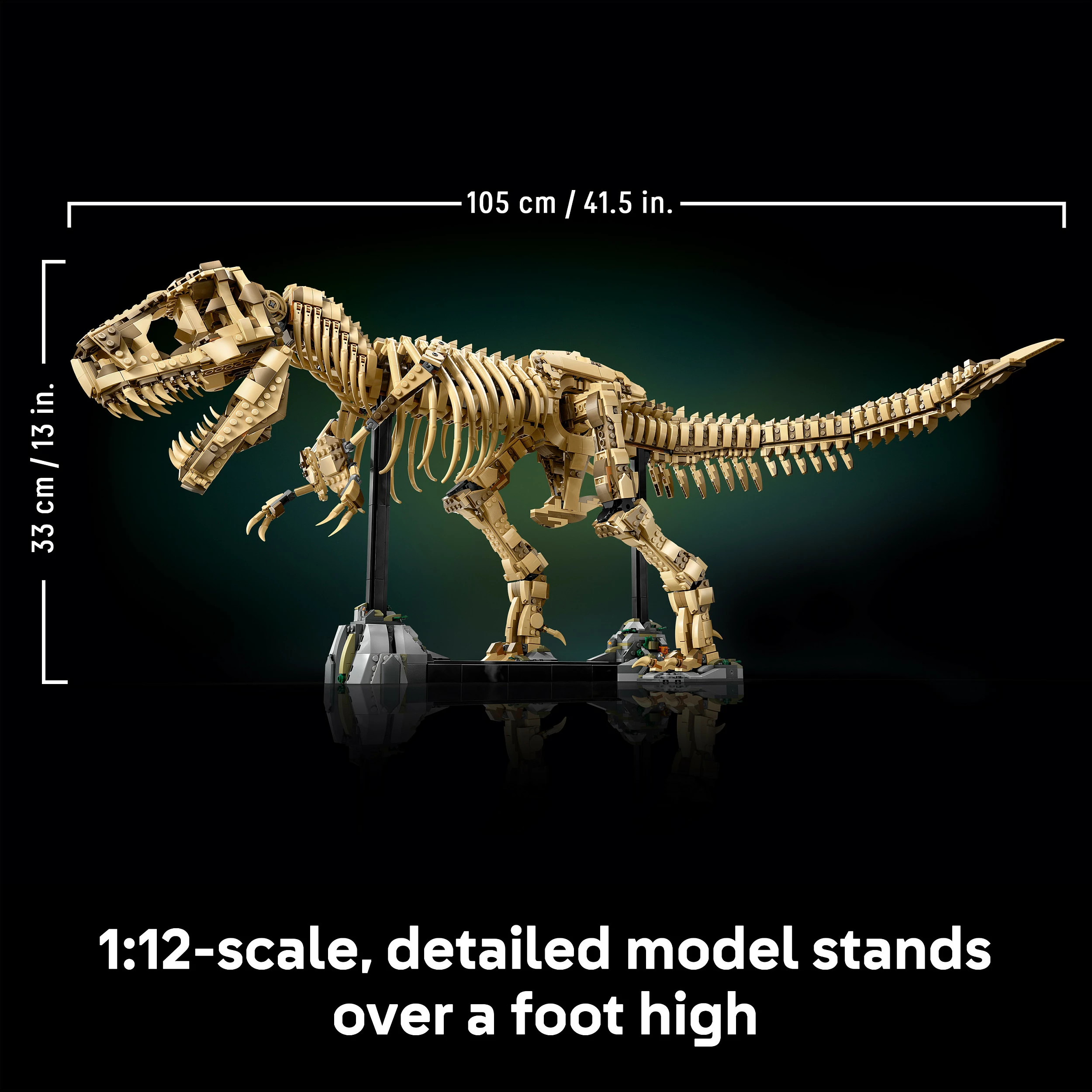 Set ndërtimi LEGO Jurassic World 76968 Dinosaur Fossils: Tyrannosaurus Rex, 3145 copë, Shumëngjyrësh