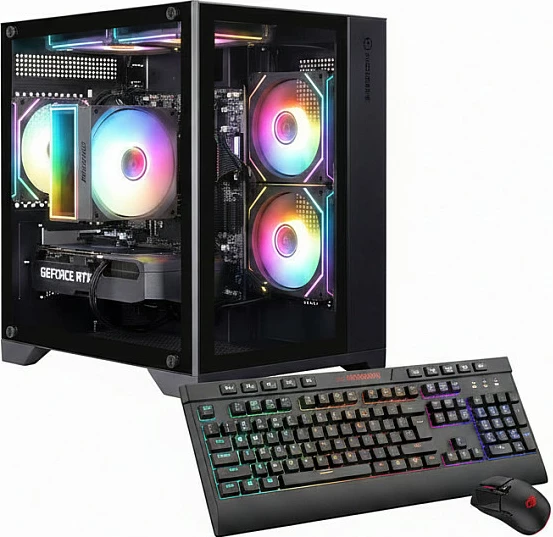 Kompjuter gaming HYRICAN Gamemax Infinity Mini BK 7852, Ryzen 5 9600X, 16GB RAM Memorje, 1TB SSD, GeForce RTX 5060 Ti, Windows 11 Home, i zi