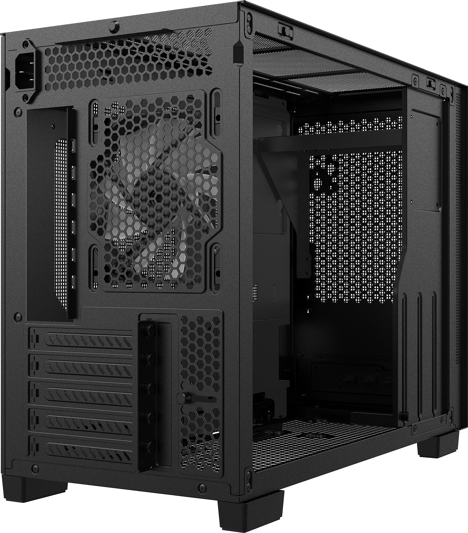 Kasë XPG VALOR MESH NANO, Midi Tower, micro ATX/Mini-ITX, USB-C, e zezë