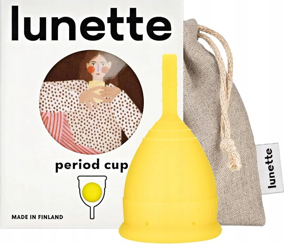 Kupë menstruale për femra Lunette Size 1 yellow