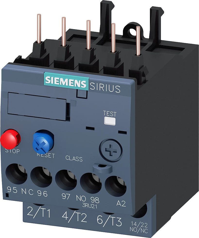 Mbrojtës motorik bimetal Siemens 3RU2116-1JB0, 7.0–10 A