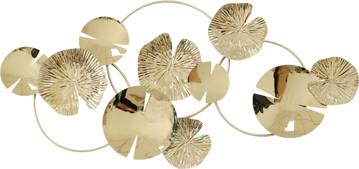 Dekor muri Lacy Inart metal ngjyrë ari 118x57x5cm