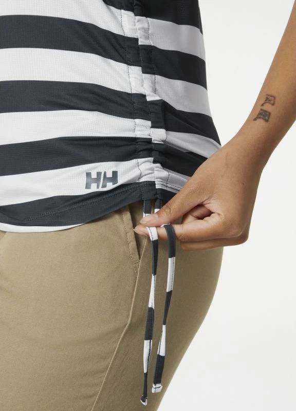 Maiçe për femra Helly Hansen, modeli Siren Tank, me ngjyra të bardha dhe blu deti