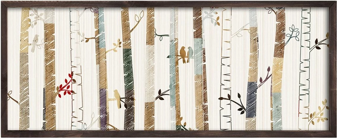 Pikturë dekorative me kornizë druri, MDF, shumëngjyrëshe, Wallity, Artsmdfyty42-12050, 50x120cm