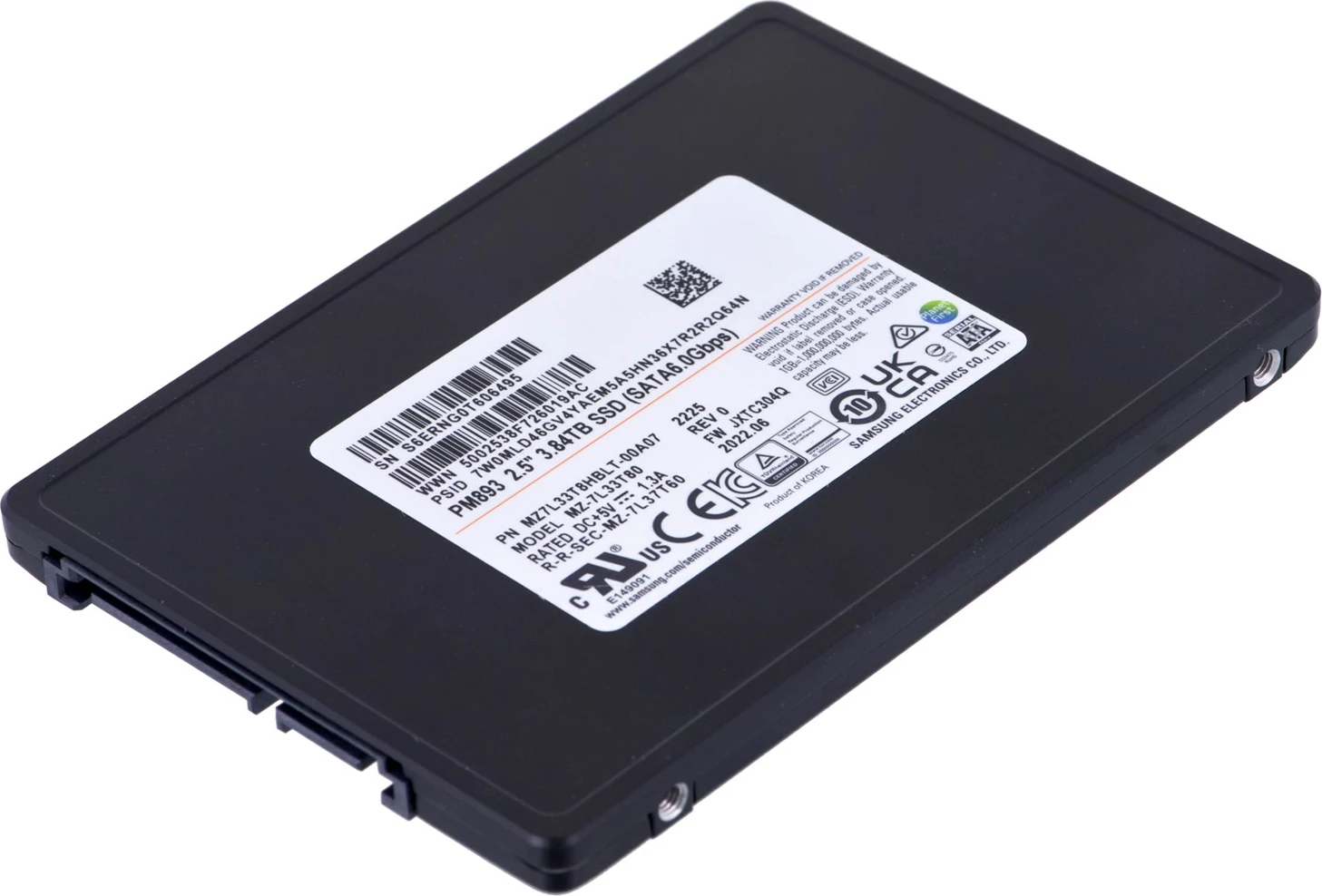 Disk SSD Samsung  PM893 3.84TB SATA 2.5