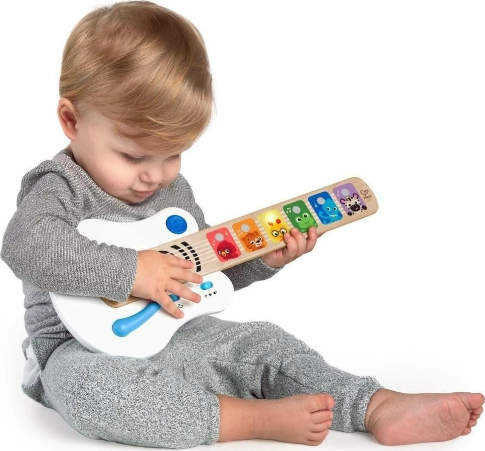 Kitarë lodër Hape Baby Einstein Guitar Magic Melodies Magic Touch, 12+ muaj, dru, e bardhë