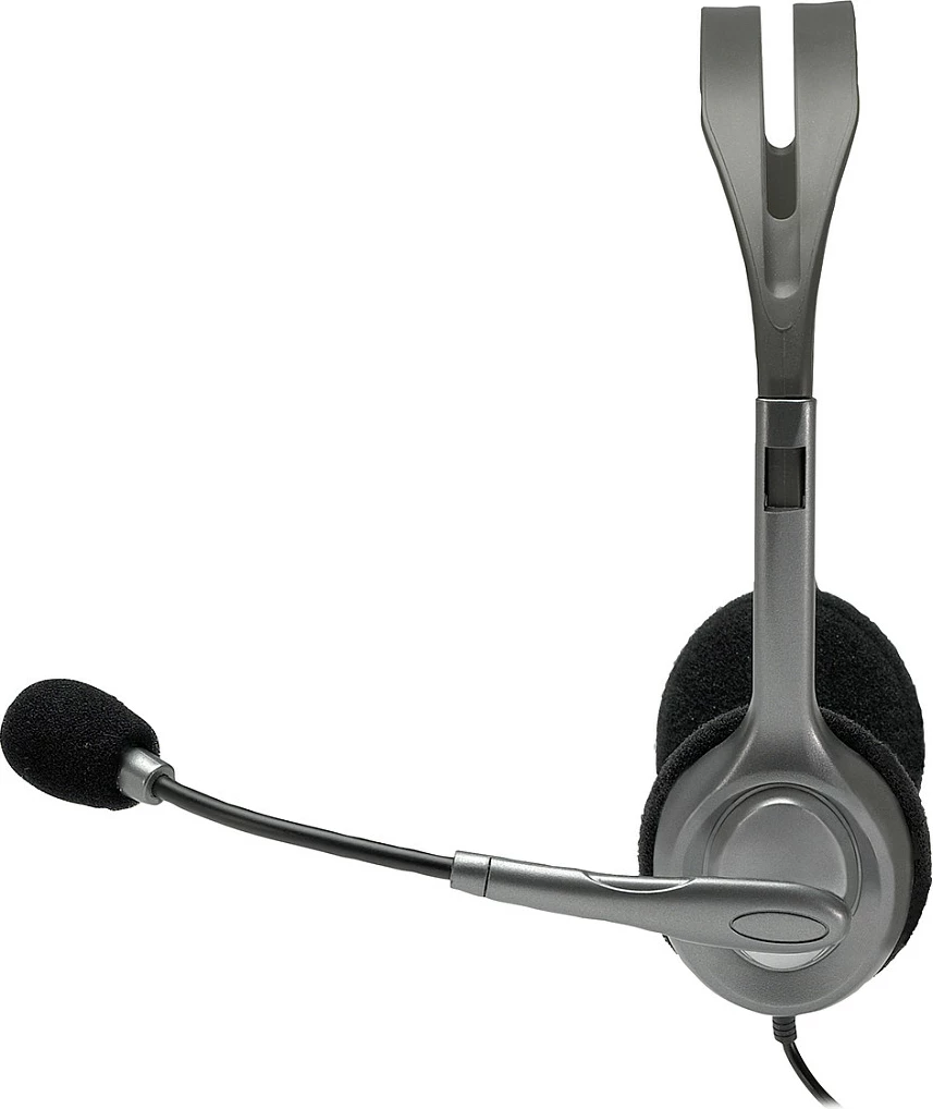 Kufje Logitech H110, Stereo, Wired, Office/Call center, 20 - 20000 Hz, 74 g, Black, Silver