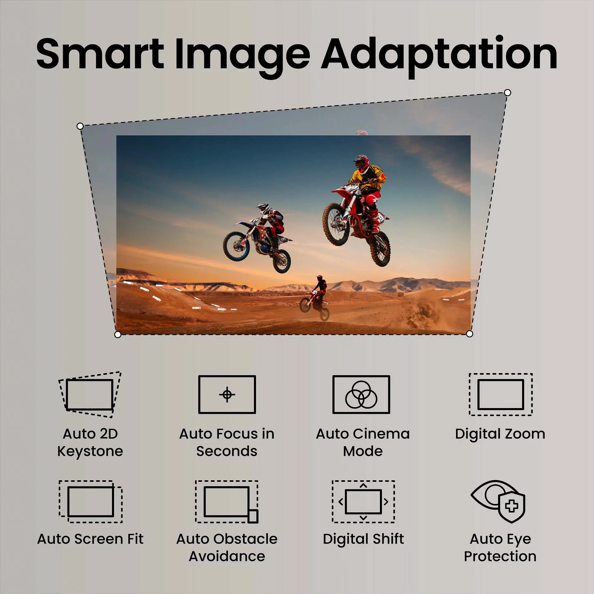 Projektor BenQ TK705STi, UHD 4K, 3000 ANSI lm, Short Throw, Google TV, gri