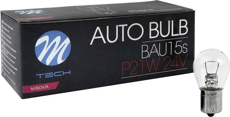 Lampa 24V 21W Clear Ba15S S25 Z914