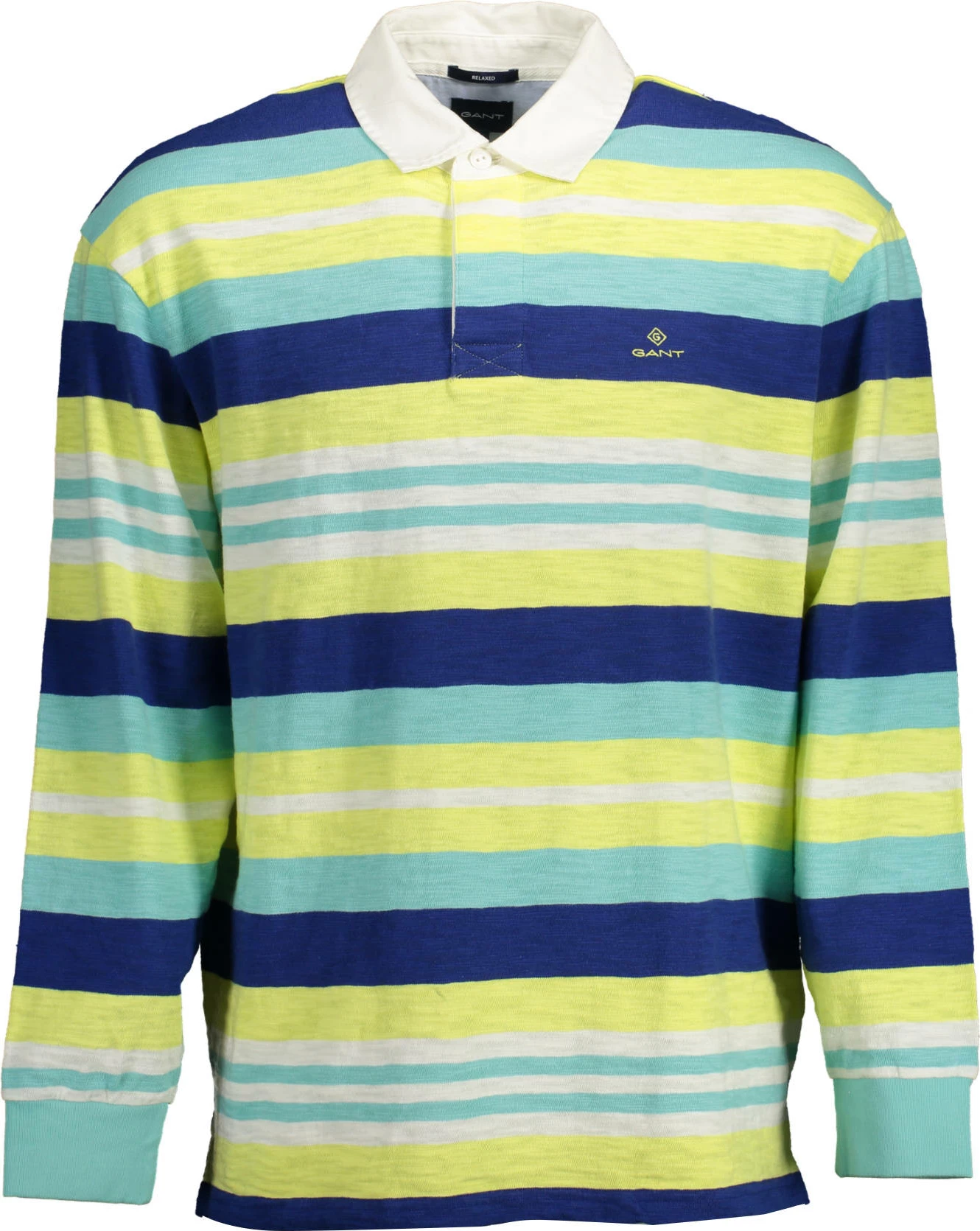 Maicë polo me mëngë të gjata GANT, meshkuj, e verdhë