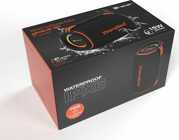 Boks portabel Tracer për outdoor, i zi