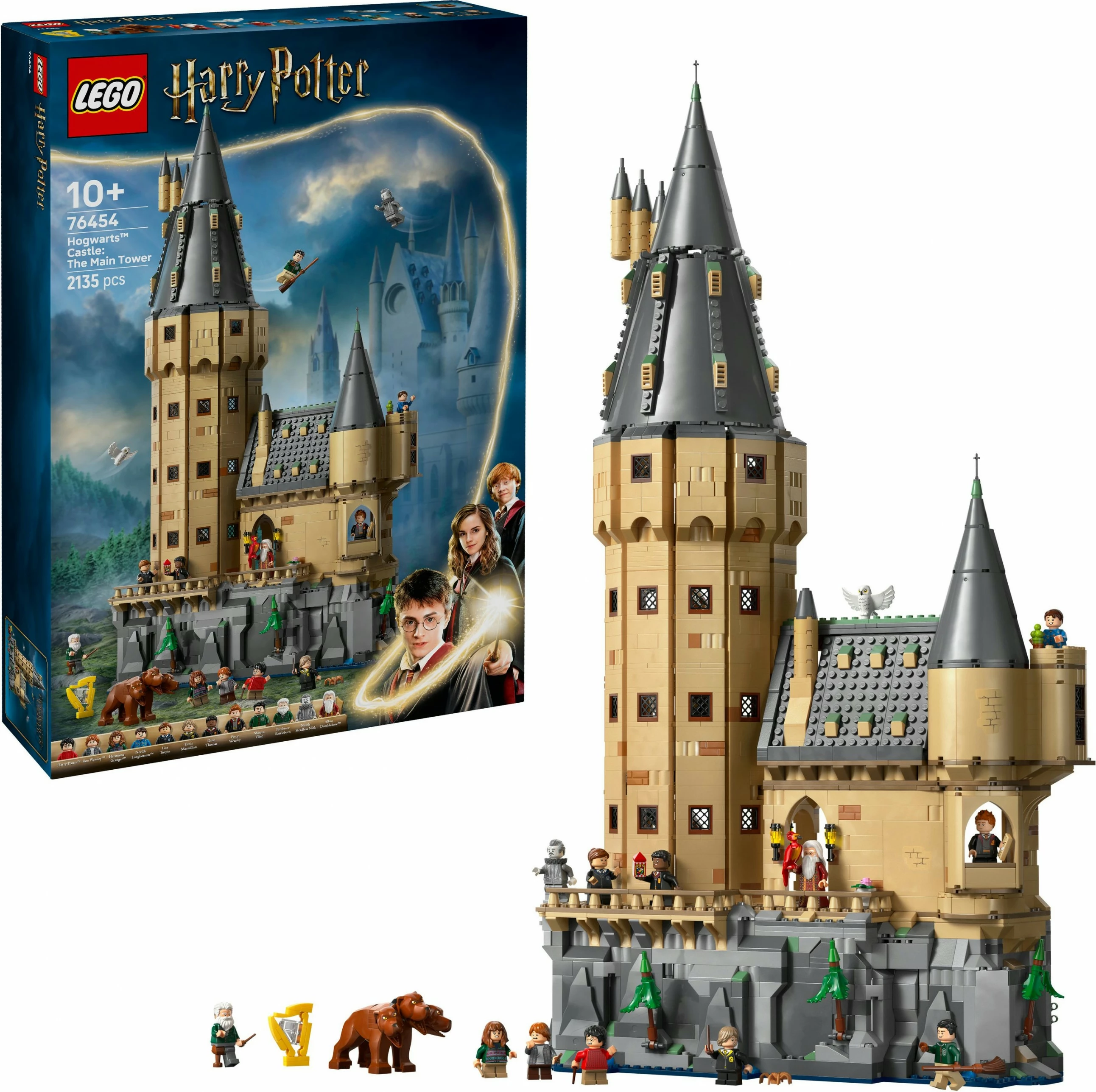 Set ndërtimi LEGO Harry Potter 76454, Kulla kryesore, 2135 pjesë, multikolor