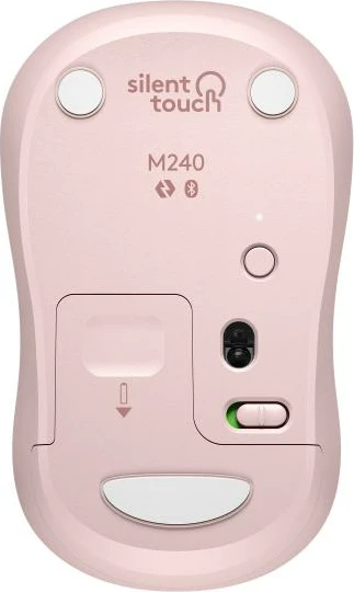 Maus Logitech M240 Silent Bluetooth, Rosé