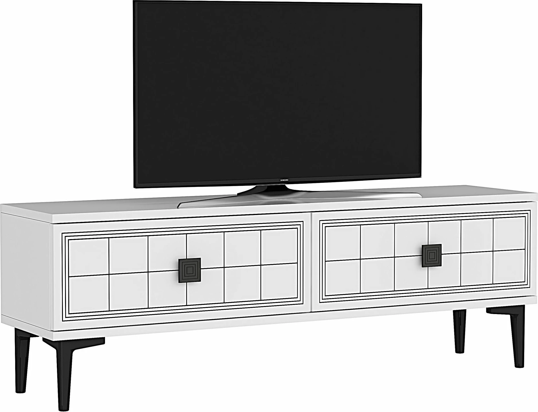 Komodë TV Skye Decor, e bardhë, Yuka 120