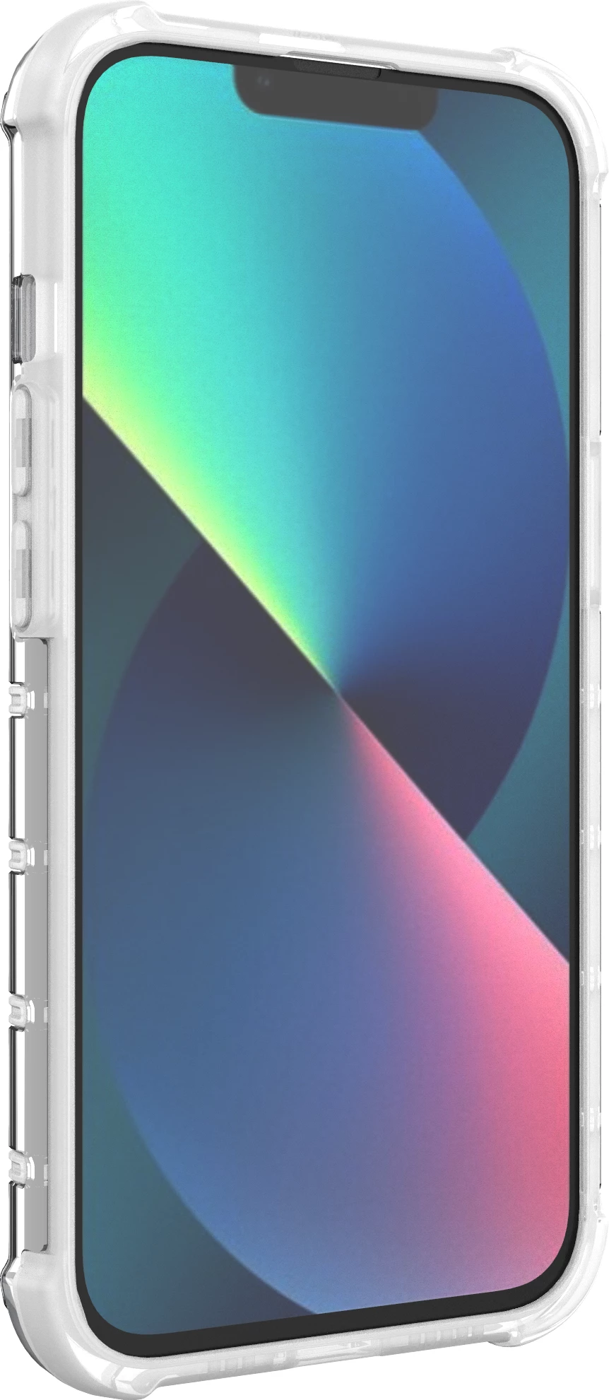 Mbështjellës Hurtel Ombre Protect Case për iPhone 14 Plus, rozë-kaltër