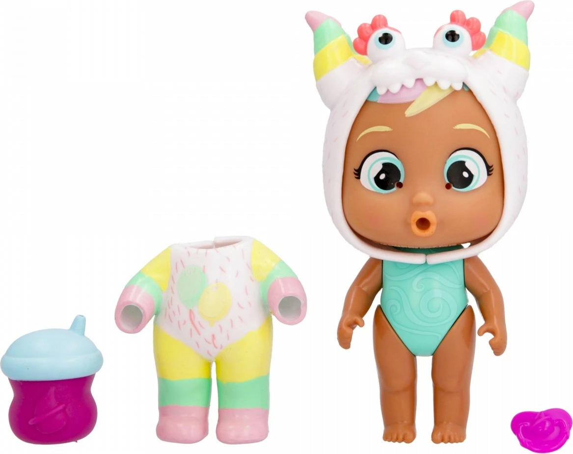 Kukull Cry Babies Stars Jumpy Monsters Nunu, me aksesorë, për fëmijë