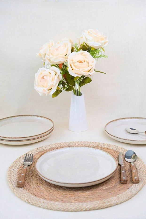 Set pjatash për ëmbëlsira, shumëngjyrëshe, Hermia Concept, MOD21DUS4730P02, 4 copë