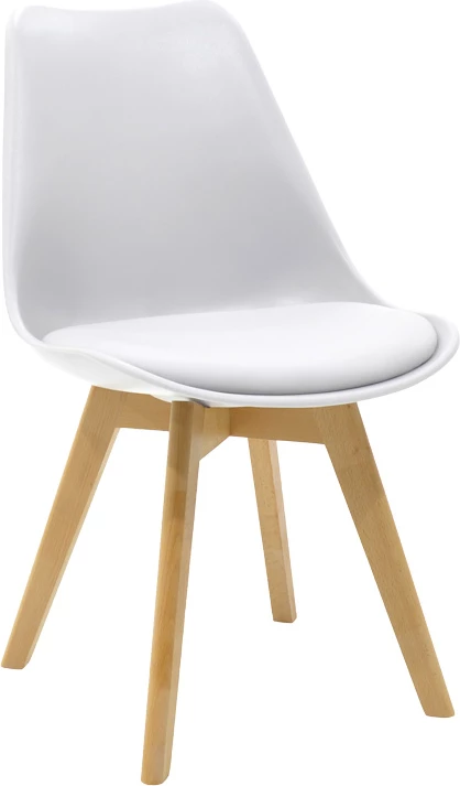 Set tavoline me dy karrige Manka-Gaston, ngjyrë e bardhë, 80x80x77cm