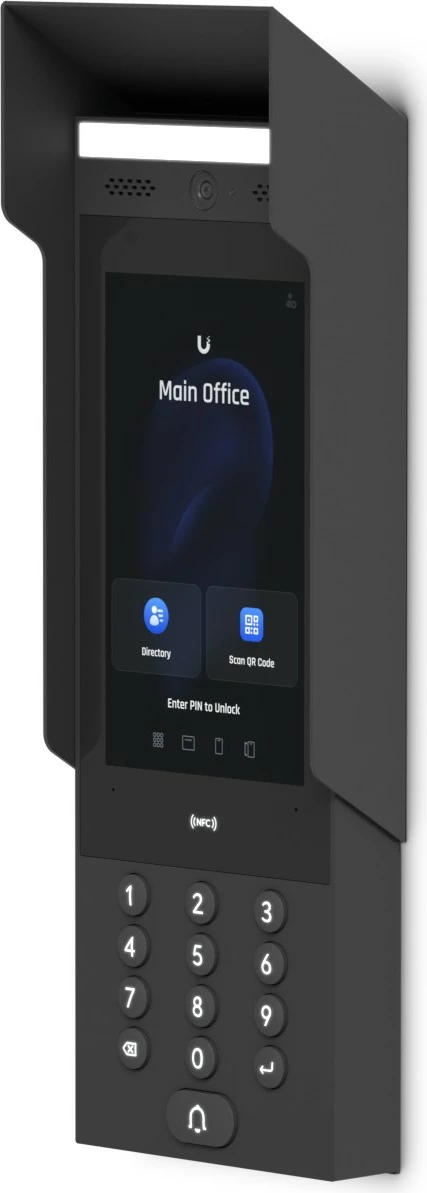 Mburojë dielli Ubiquiti UACC-Intercom-Sunshield, e zezë