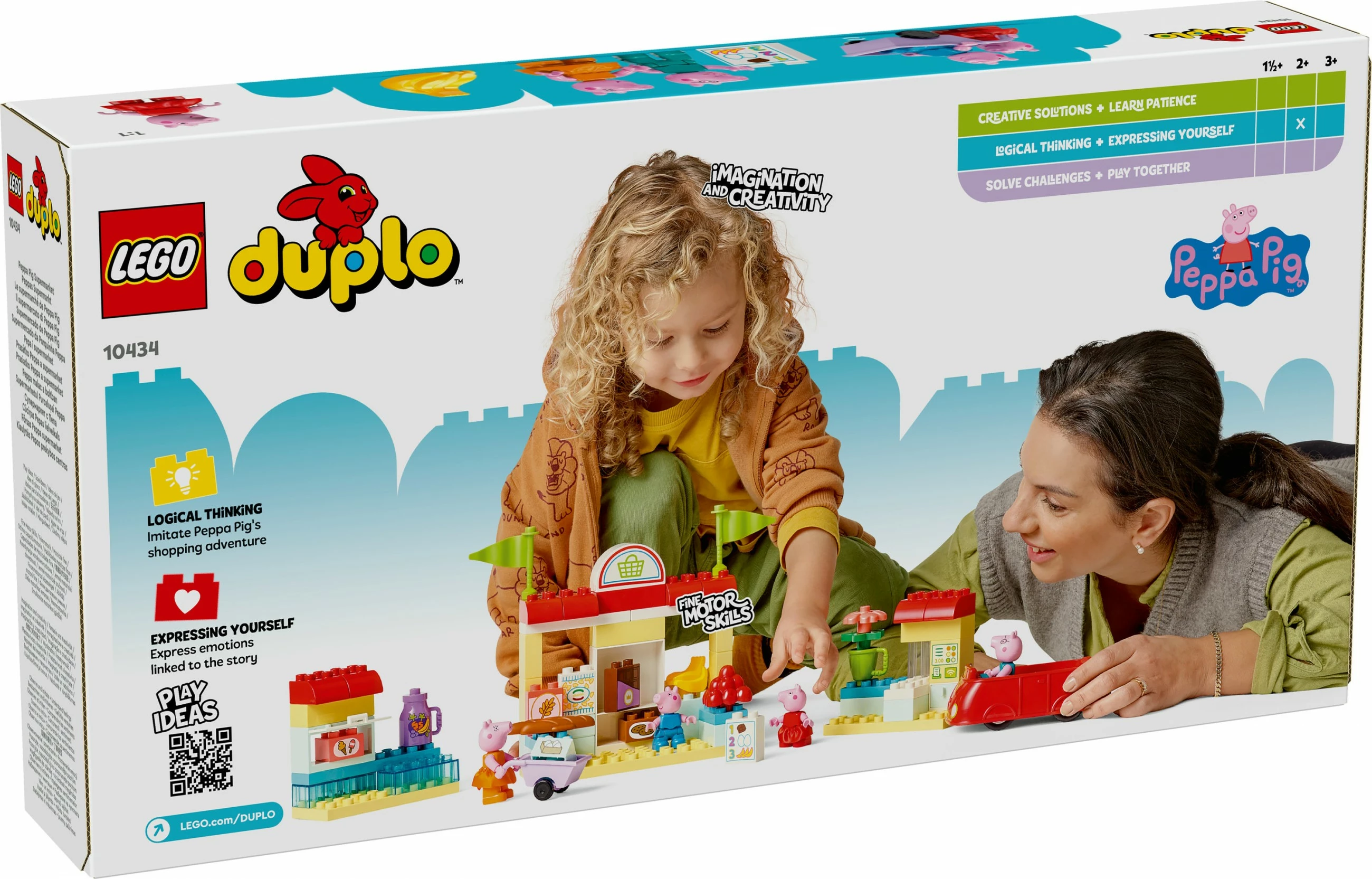 Set lodrash LEGO Duplo 10434 Peppa Pig Peppas Supermarkt