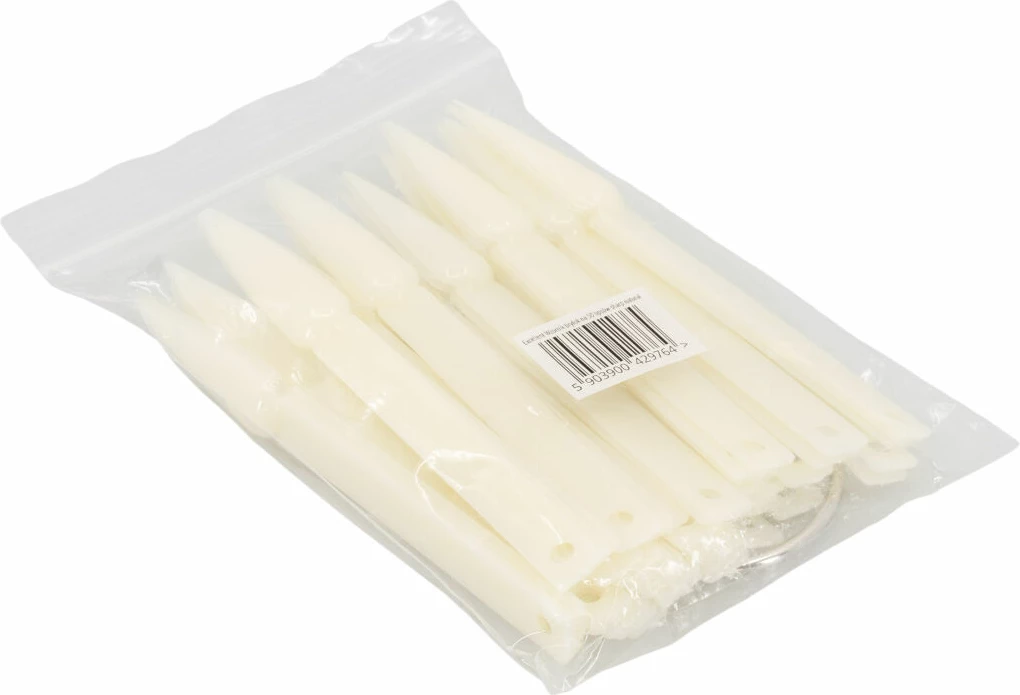 Shkop për mostra thonjsh Excellent PRO forma lopatë për femra ngjyrë qumështi 50 copë