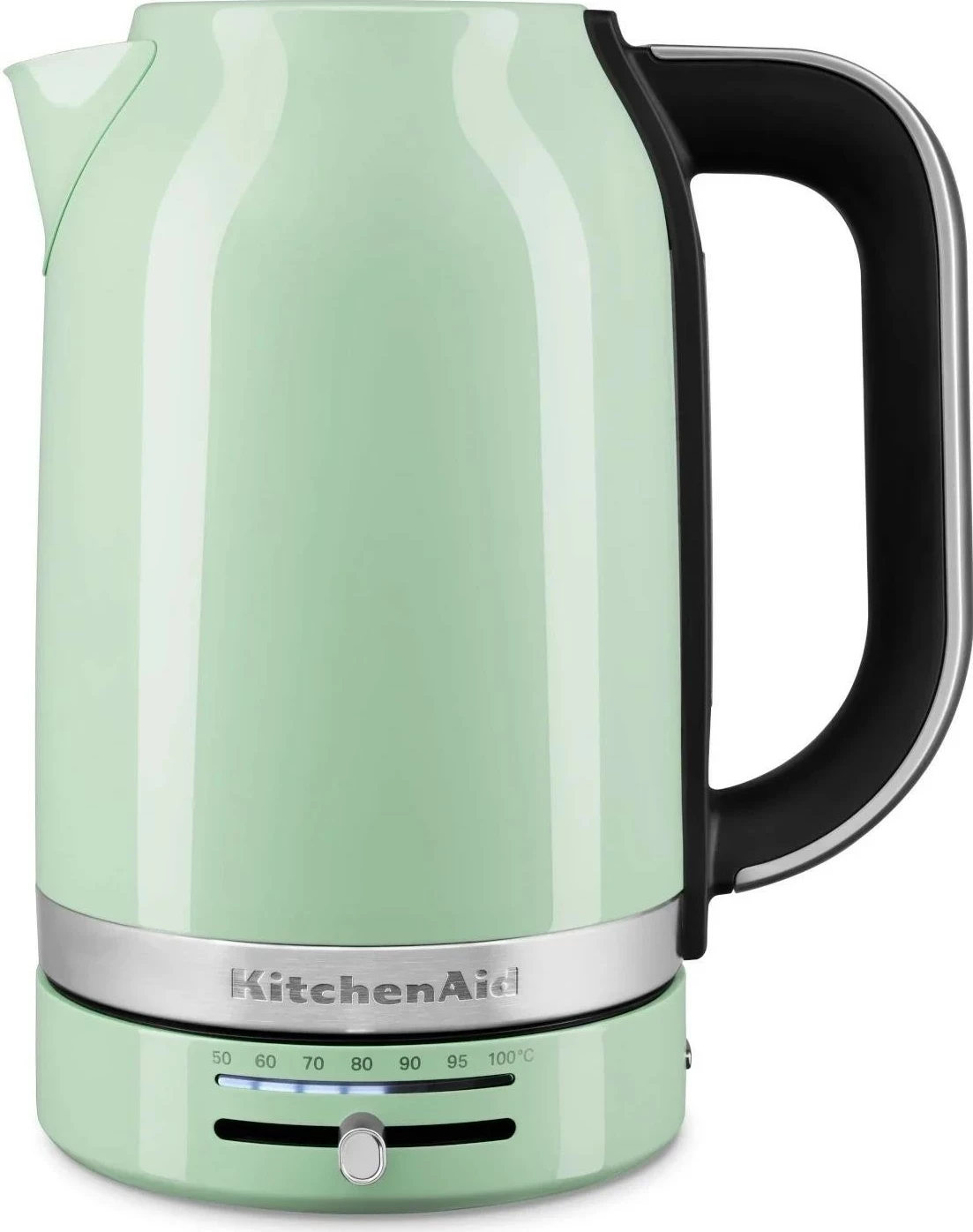 Kasë ujë elektrik KitchenAid 5KEK1701E, 1.7L, rregullim temperature, ngjyrë e gjelbër