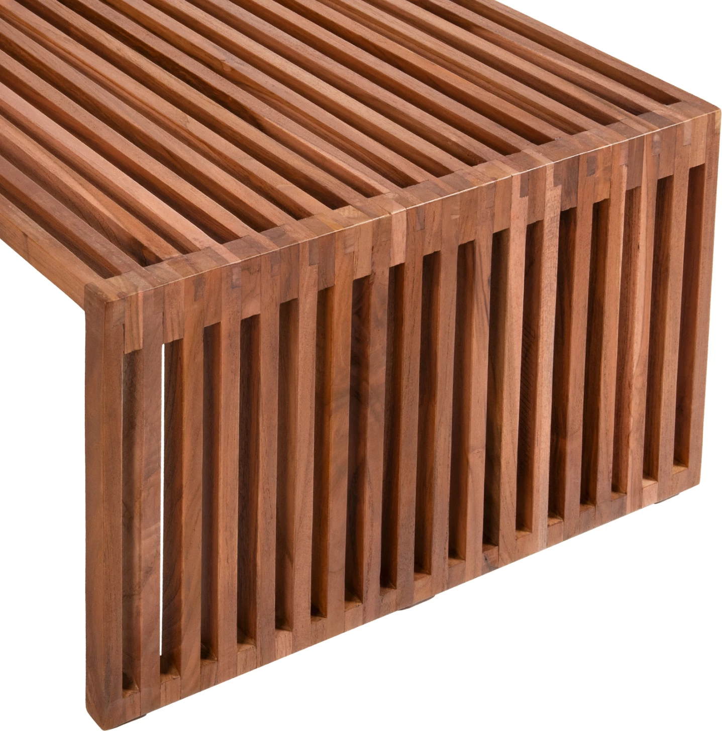 Set tavolinash kafeje NYA FH9548 dru tik ngjyrë natyrale 116x60x46.5H cm