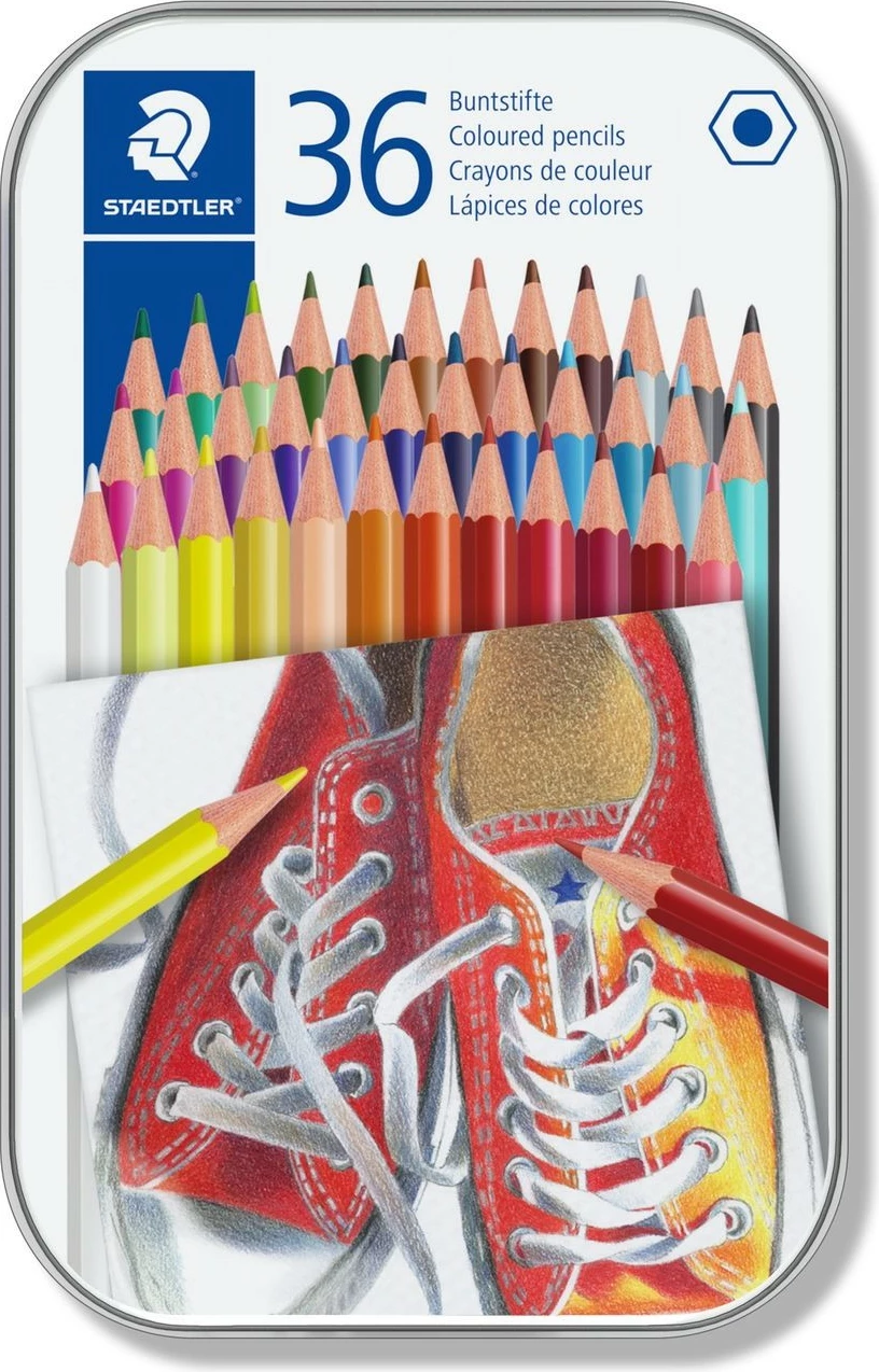 Set lapsa me ngjyra Staedtler 175, 36 copë, multikolor