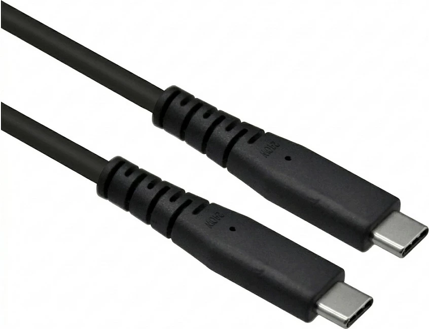 Kabllo ROLINE USB4 Gen3x2 USB-C në USB-C, 1 m, 80 Gbit/s, 240W, 8K, e zezë