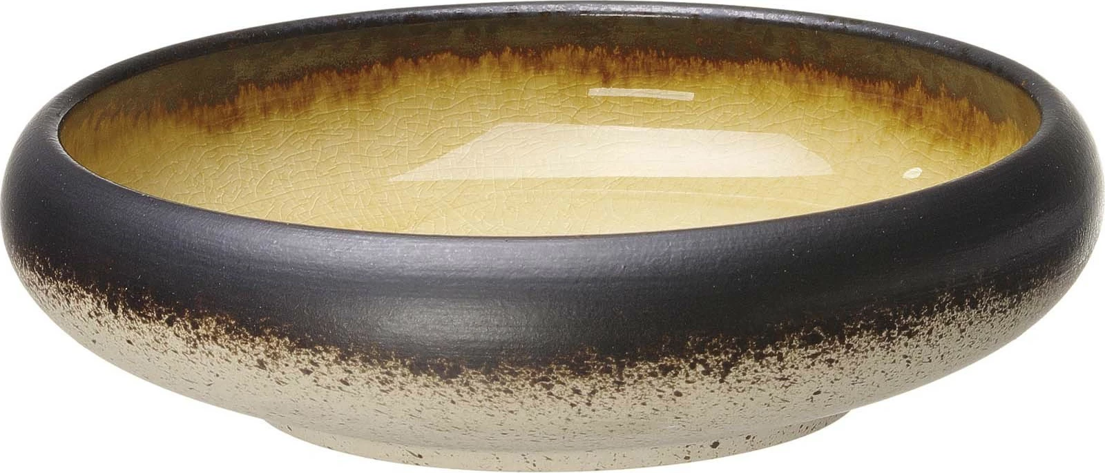 Pjatë e thellë Fine Dine Topaz 203 mm, 800 ml, e verdhë, set 2 copë