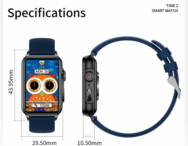 Smartwatch për femra RUBICON, e zezë