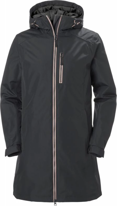 Jakne për femra Helly Hansen, Long Belfast, e zezë