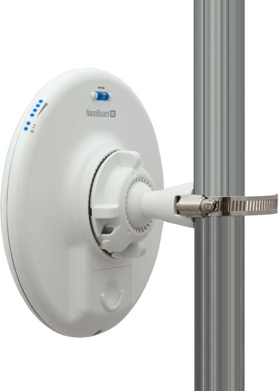 Bridge wireless Ubiquiti NanoBeam 5AC NBE-5AC-Gen2, 19dBi, 5GHz, i bardhë