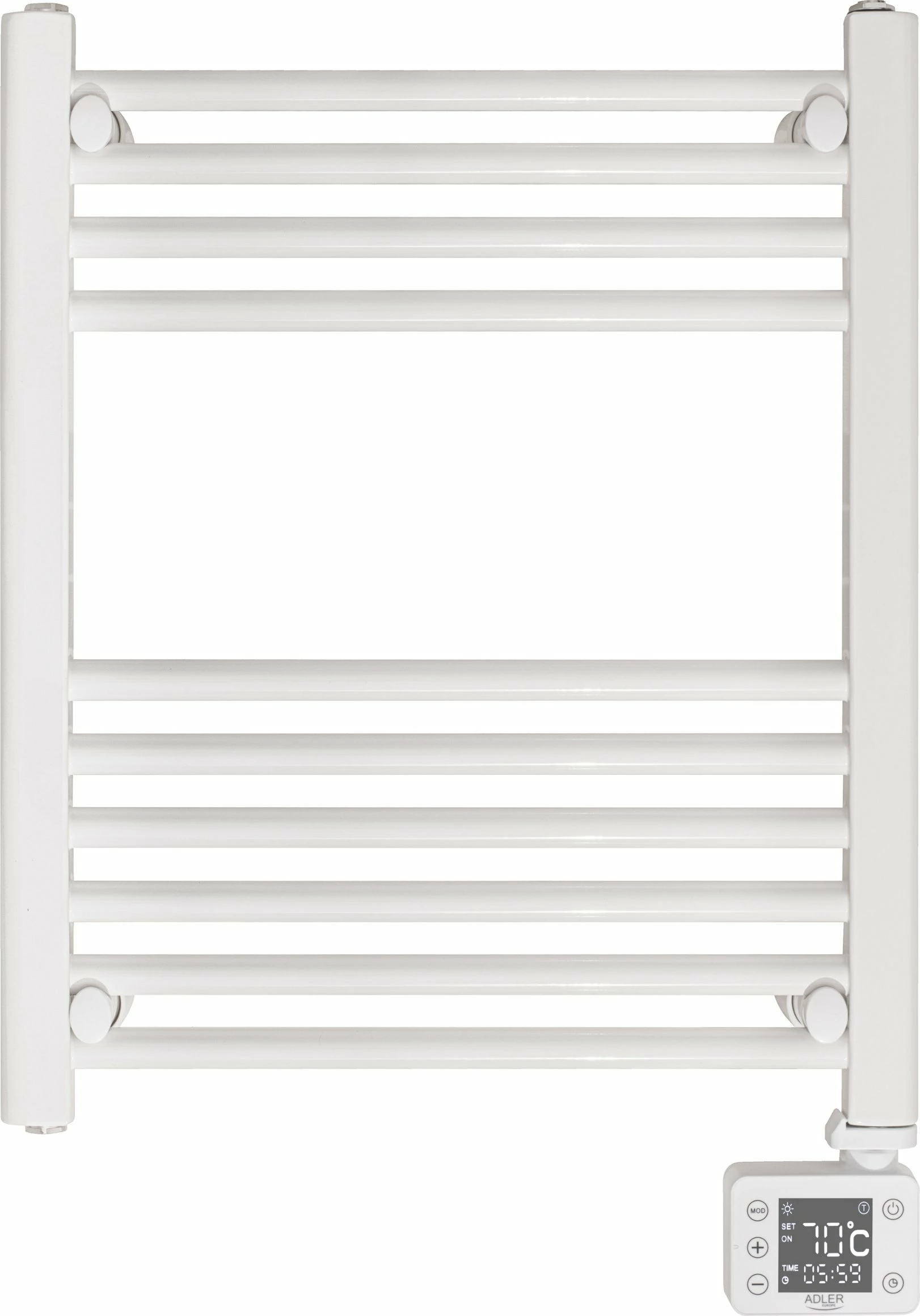 Radiator banjo elektrik Adler 7823 50 x 70 cm 400 W, i bardhë