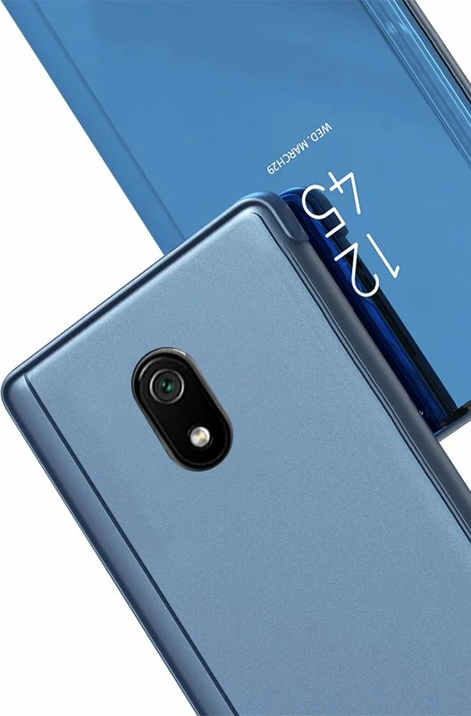 Mbështjellës Hurtel Clear View Case për Xiaomi Redmi 8A, e zezë