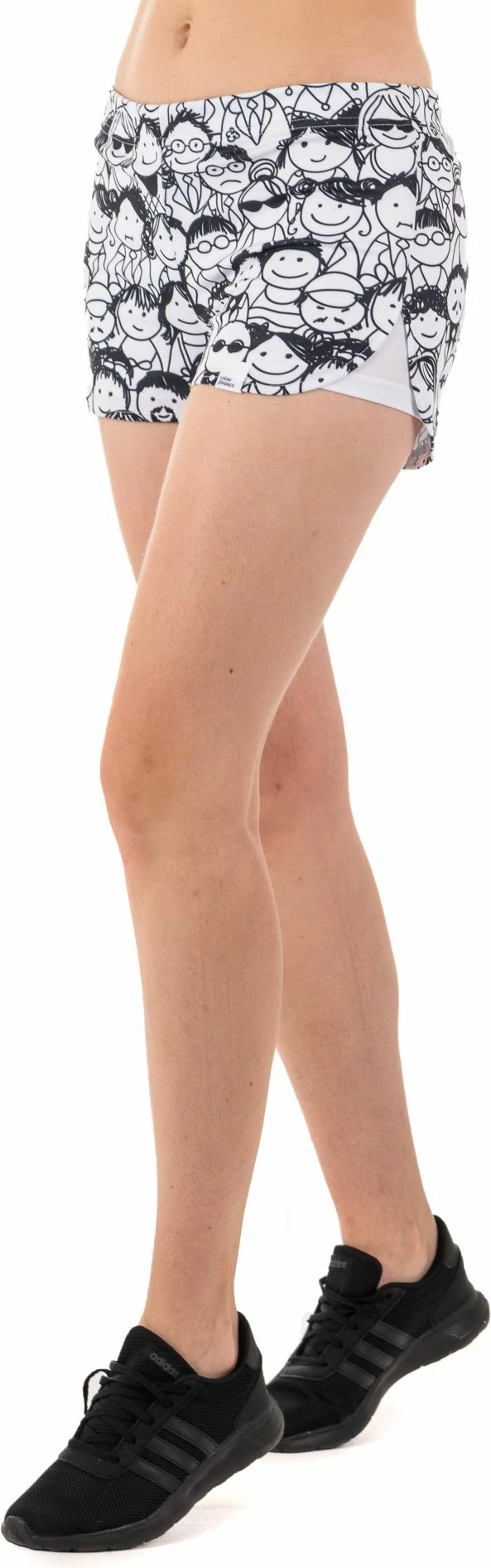 Shorce femrash sportive Colour Pleasure CP-020 137, XS-S, zi e bardhë