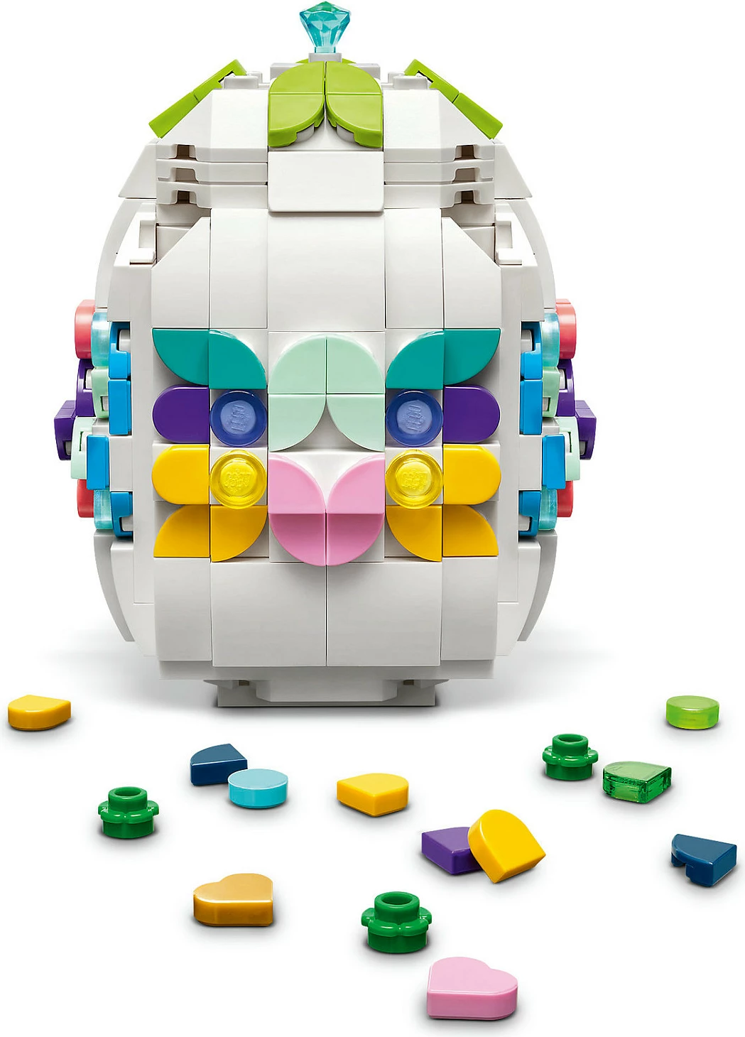 Set ndërtimi LEGO Iconic 40816 Decorative Easter Egg, 386 copë, 9+ vjeç, shumëngjyrësh