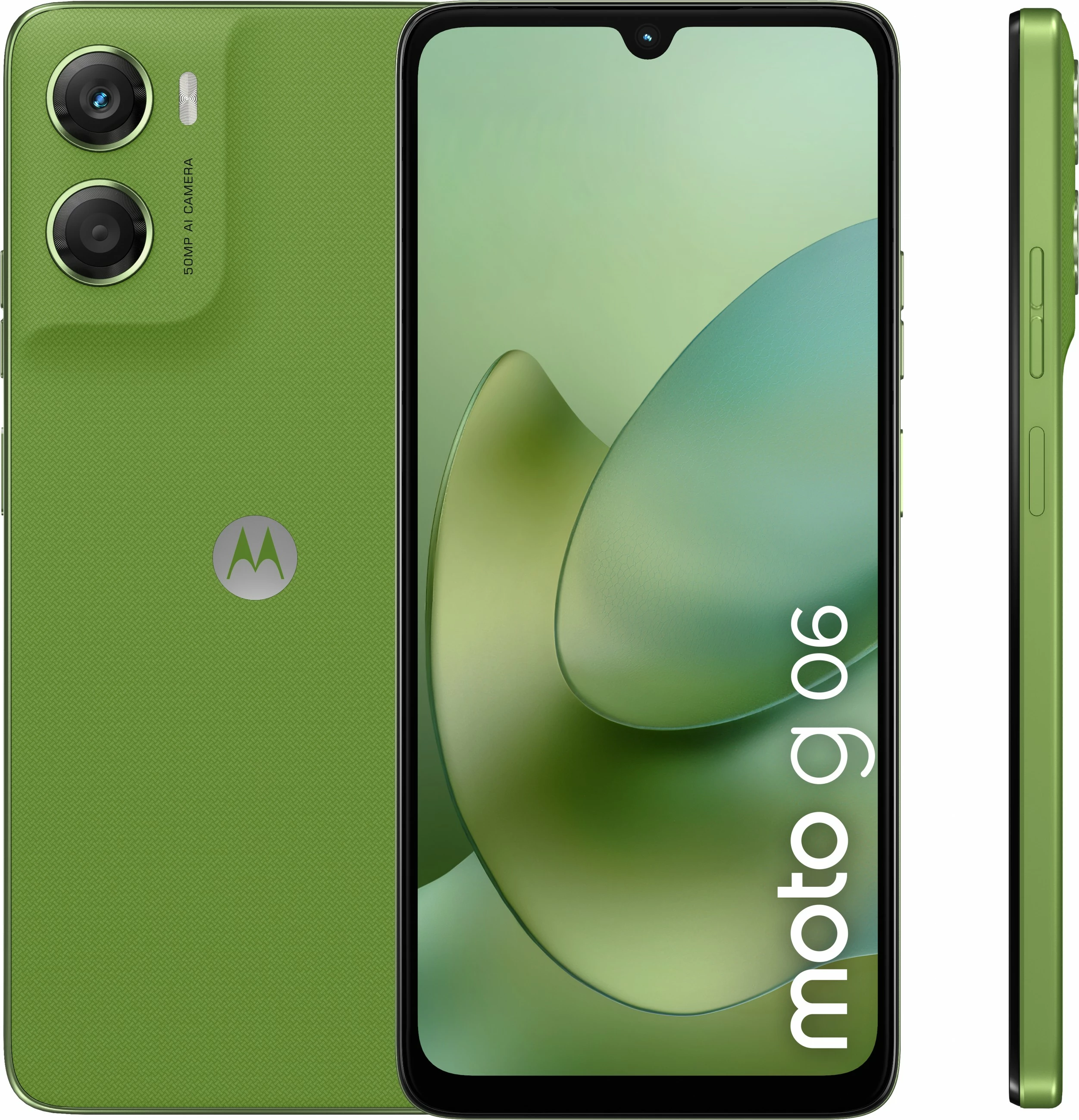 Celular Motorola moto G06, 4GB RAM, 256GB, jeshile