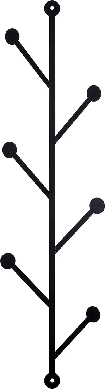 Varëse muri metalike Wallity, Rod 2, e zezë, 25x94cm