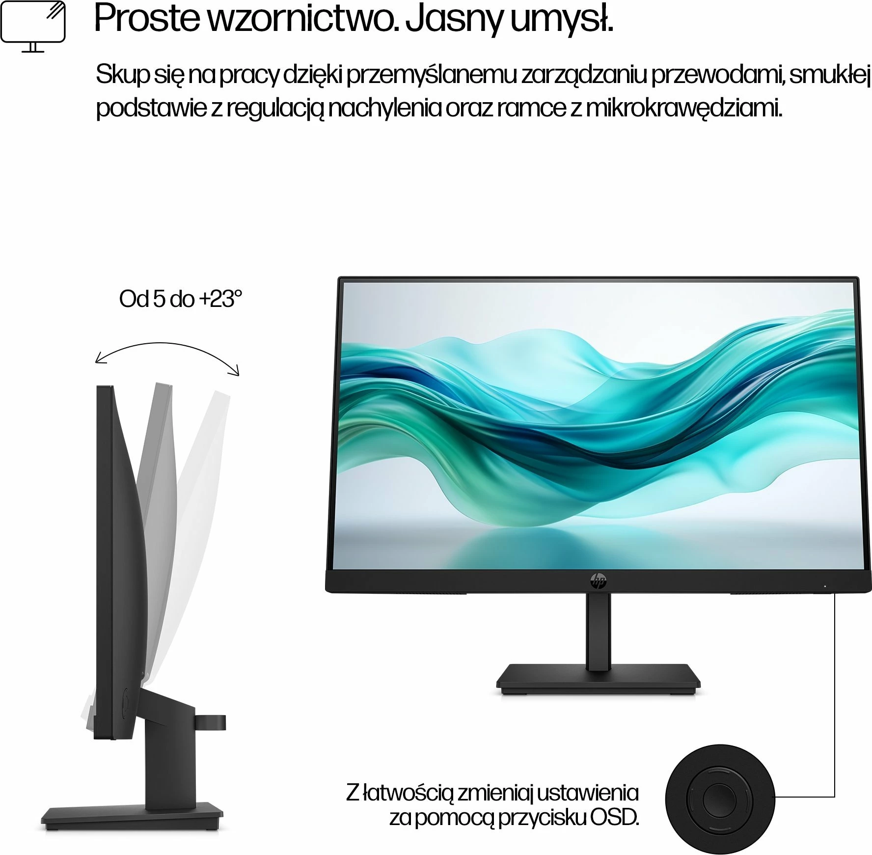 Monitor HP Series 3 Pro 322pf 21.5" FHD IPS 100Hz (9U5B0UT#ABB), i zi