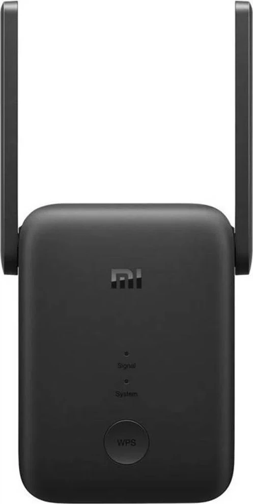 Përforcues Wi‑Fi, Xiaomi, RA75 AC1200EU, dual‑band 1200 Mbps (5 GHz 867 + 2.4 GHz 300), port Ethernet, WPS, i zi