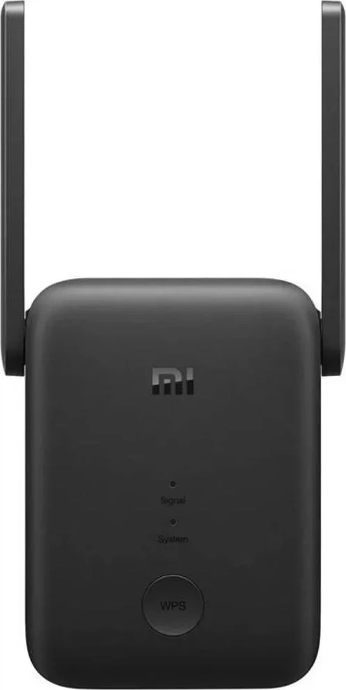 Përforcues Wi‑Fi, Xiaomi, RA75 AC1200EU, dual‑band 1200 Mbps (5 GHz 867 + 2.4 GHz 300), port Ethernet, WPS, i zi