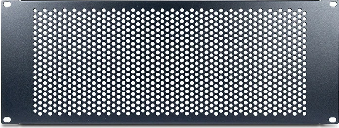 Panel ventilimi 19" Inter-Tech IPC 4HE, 178x482x11mm, i zi (RAL 9005)